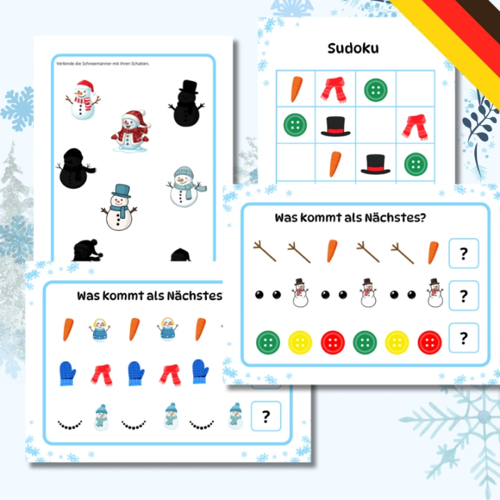 Weltag des Schneemanns - język niemiecki - EduBazarek