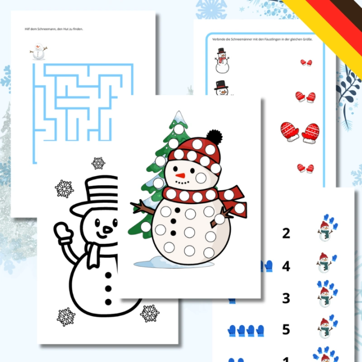 Weltag des Schneemanns - język niemiecki - EduBazarek