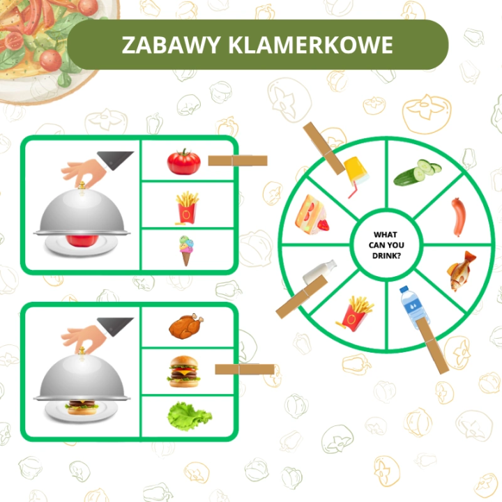 Zestaw Food - język angielski - EduBazarek