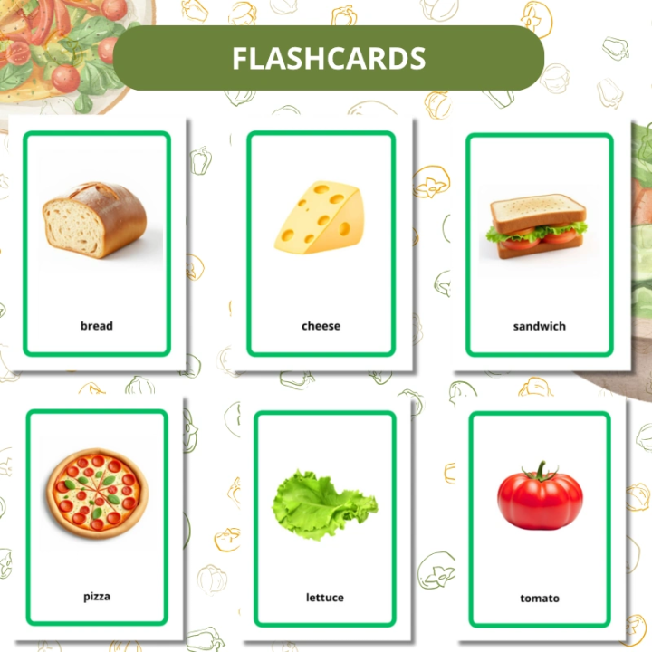 Zestaw Food - język angielski - EduBazarek