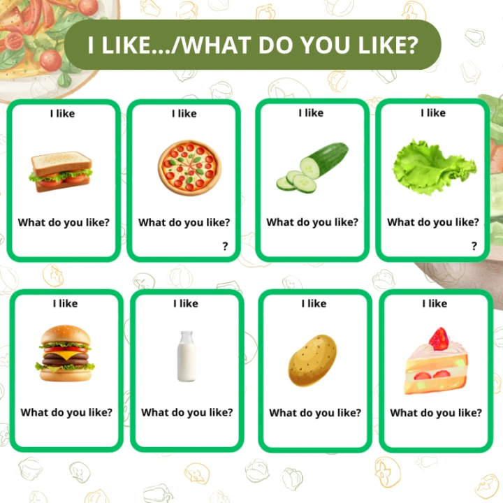 Zestaw Food - język angielski - EduBazarek