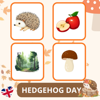 Zestaw Hedgehog Day - język angielski - EduBazarek