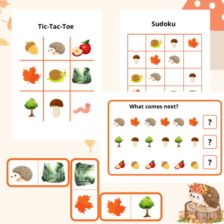 Zestaw Hedgehog Day - język angielski - EduBazarek