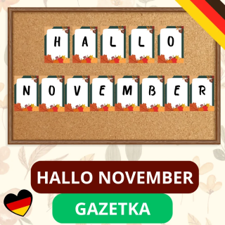 Gazetka Hallo November - język niemiecki - EduBazarek