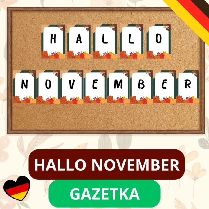 Gazetka Hallo November - język niemiecki - EduBazarek