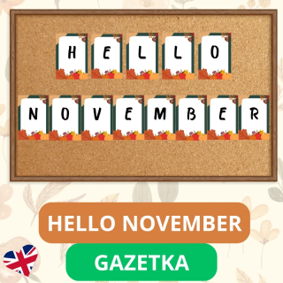 Gazetka Hello November - język angielski - EduBazarek
