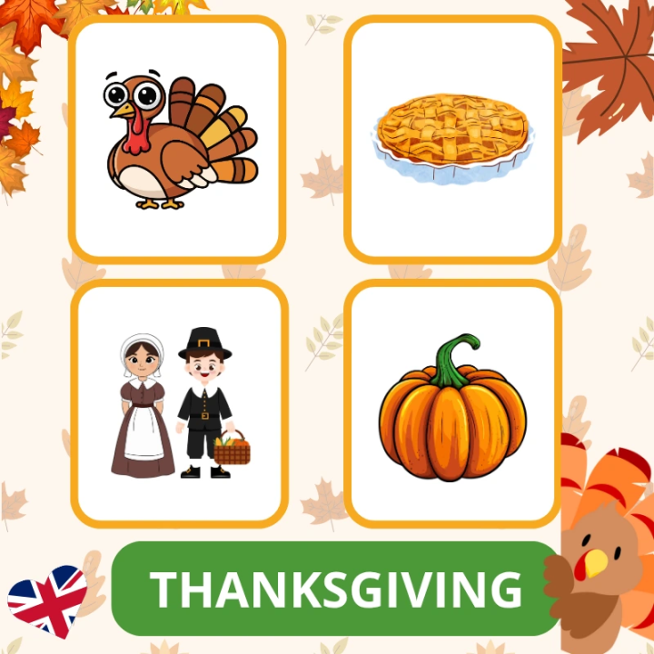 Zestaw Thanksgiving - język angielski - EduBazarek