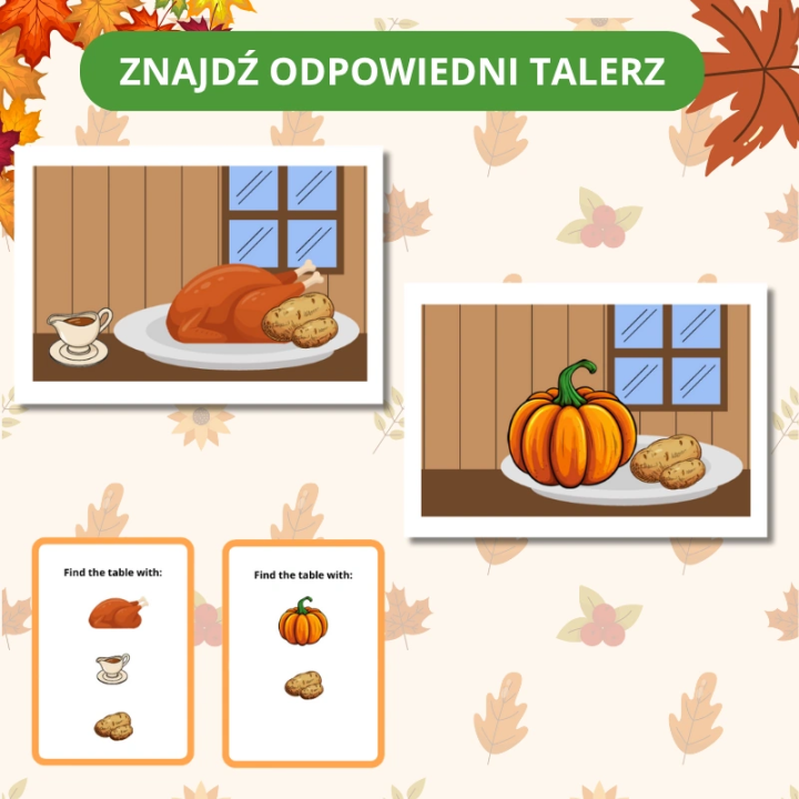 Zestaw Thanksgiving - język angielski - EduBazarek