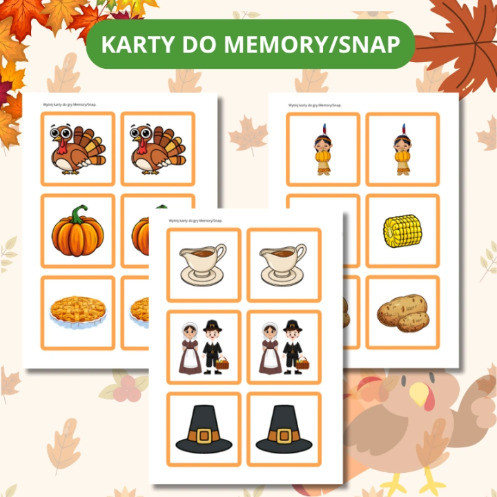 Zestaw Thanksgiving - język angielski - EduBazarek