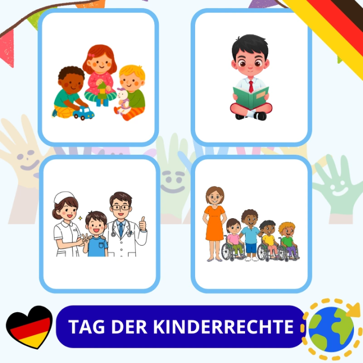 Zestaw Tag der Kinderrechte - język niemiecki - EduBazarek