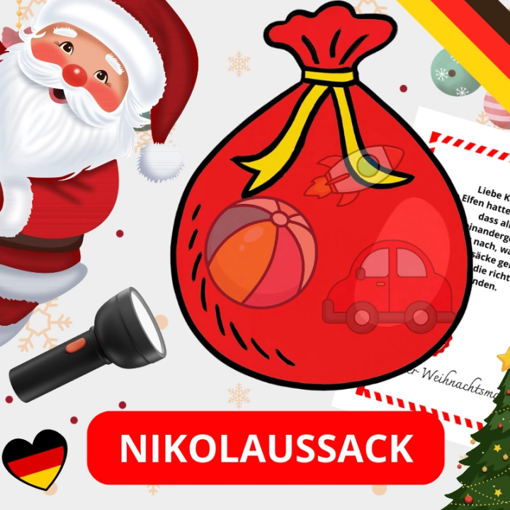Zabawa Nikolaussack - język niemiecki - Edubazarek