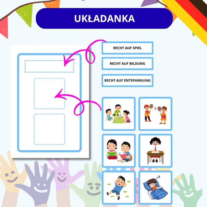 Zestaw Tag der Kinderrechte - język niemiecki - EduBazarek