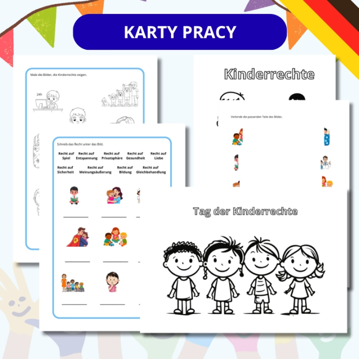 Zestaw Tag der Kinderrechte - język niemiecki - EduBazarek