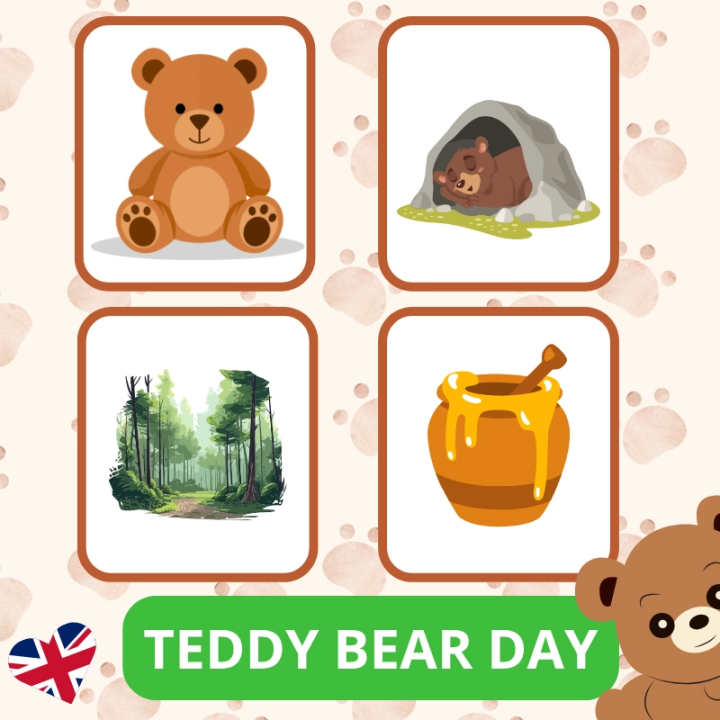 Zestaw Dzień Pluszowego Misia - język angielski - EduBazarek