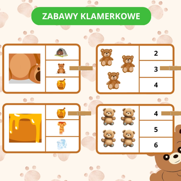 Zestaw Dzień Pluszowego Misia - język angielski - EduBazarek