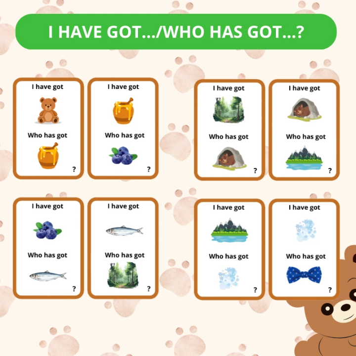 Zestaw Dzień Pluszowego Misia - język angielski - EduBazarek