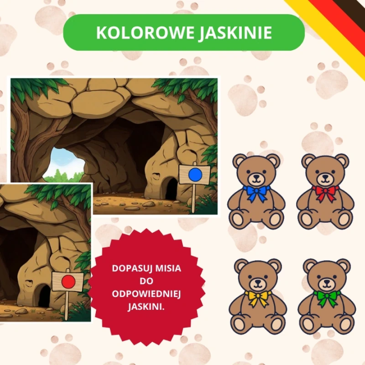 Zestaw Tag des Teddybaren - język niemiecki - EduBazarek