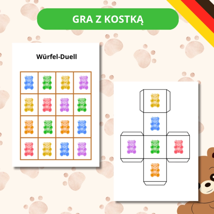 Zestaw Tag des Teddybaren - język niemiecki - EduBazarek