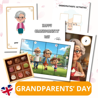 Zestaw Grandparents Day - język angielski - EduBazarek