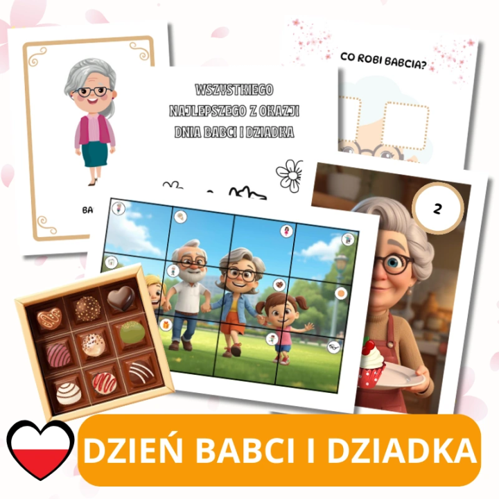 Zestaw Dzień Babci i Dziadka - EduBazarek