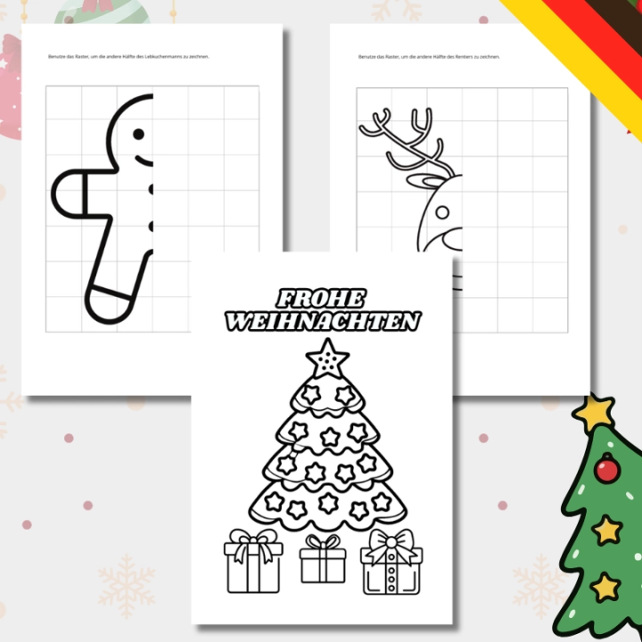 Ćwiczenie Weihnachten - język niemiecki - Edubazarek