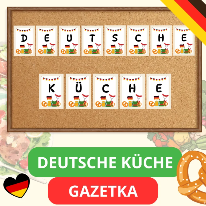 Gazetka Kuchnia Niemiecka - język niemiecki - EduBazarek