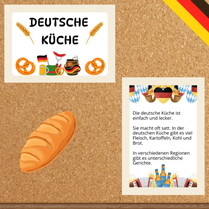 Gazetka Kuchnia Niemiecka - język niemiecki - EduBazarek