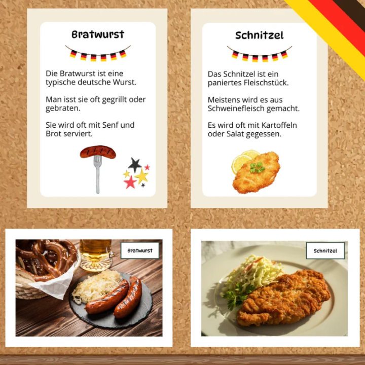 Gazetka Kuchnia Niemiecka - język niemiecki - EduBazarek