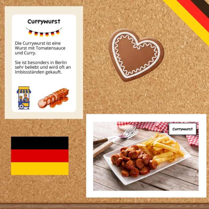 Gazetka Kuchnia Niemiecka - język niemiecki - EduBazarek