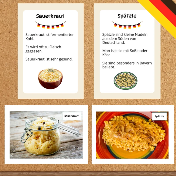 Gazetka Kuchnia Niemiecka - język niemiecki - EduBazarek