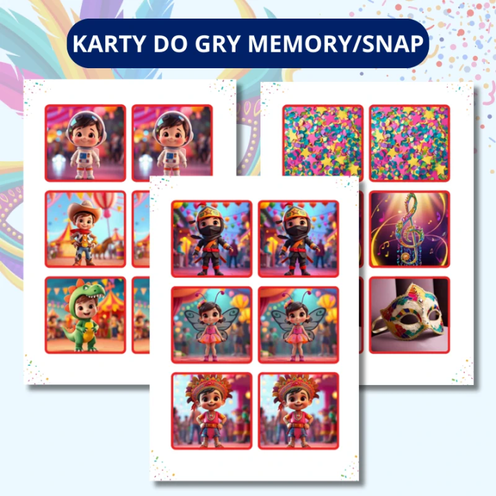 Carnival - Zestaw Karnawałowy - język angielski - EduBazarek