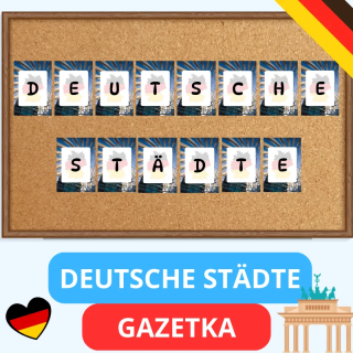 Gazetka Ścienna Miasta Niemieckie - EduBazarek