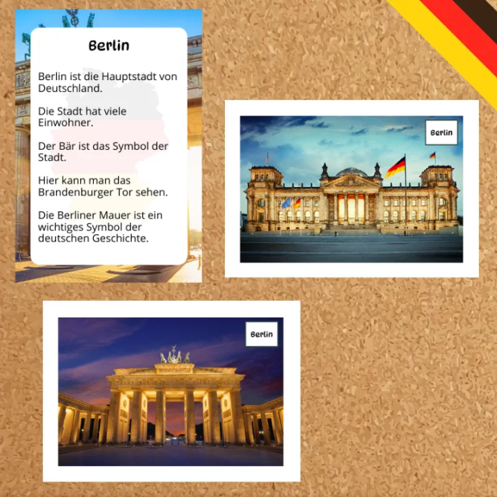 Gazetka Ścienna Miasta Niemieckie - EduBazarek