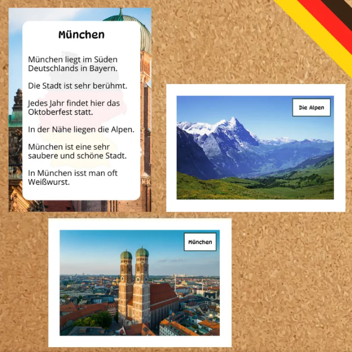 Gazetka Ścienna Miasta Niemieckie - EduBazarek