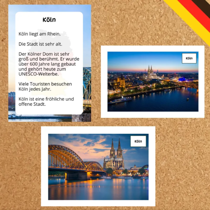 Gazetka Ścienna Miasta Niemieckie - EduBazarek