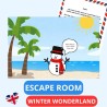 Winter Escape Room - Fun English Learning Adventure