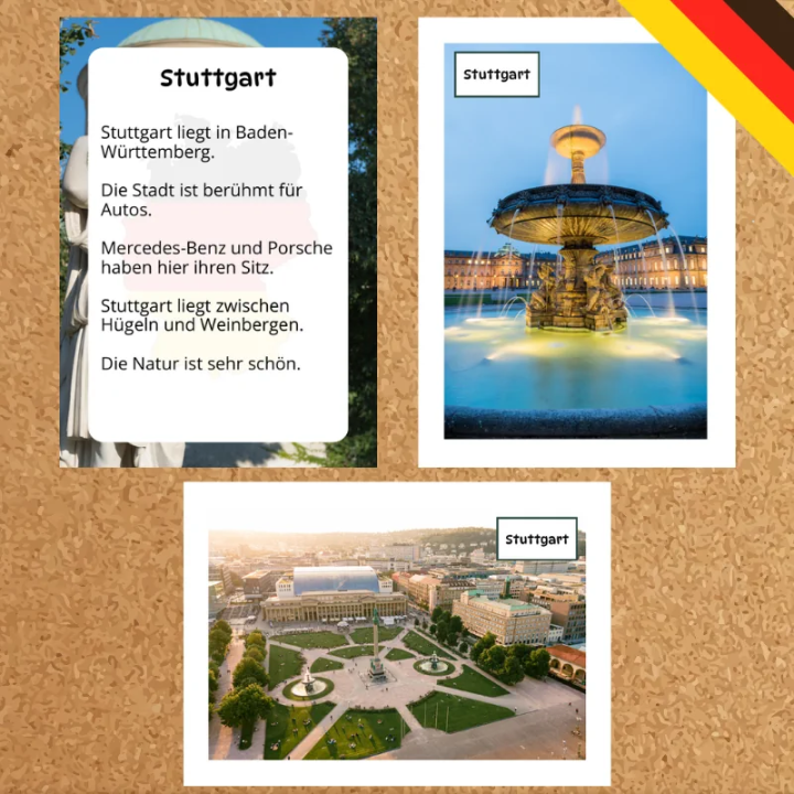 Gazetka Ścienna Miasta Niemieckie - EduBazarek