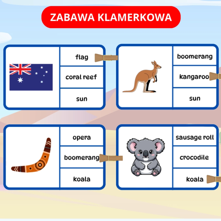 Zestaw Australia Day - język angielski - EduBazarek