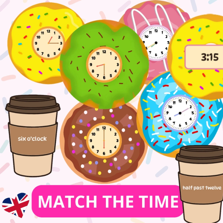 Zestaw Donut Time - język angielski - EduBazarek