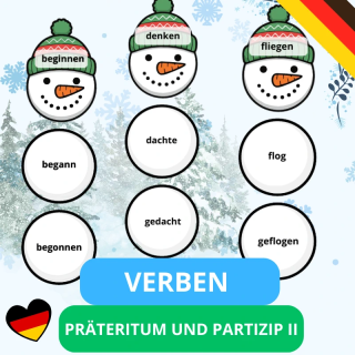 Czasownikowe Bałwanki - język niemiecki - EduBazarek