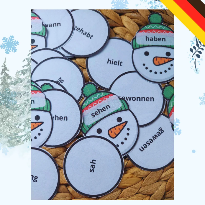 Czasownikowe Bałwanki - język niemiecki - EduBazarek