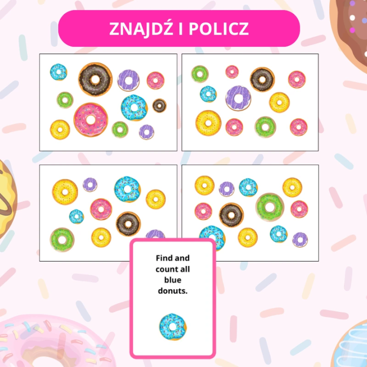 Zestaw Donut Day - język angielski - EduBazarek