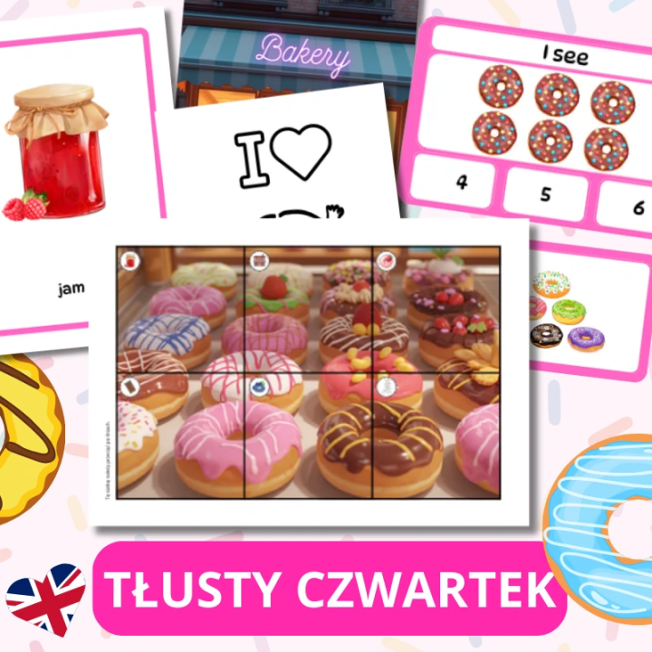 Zestaw Donut Day - język angielski - EduBazarek