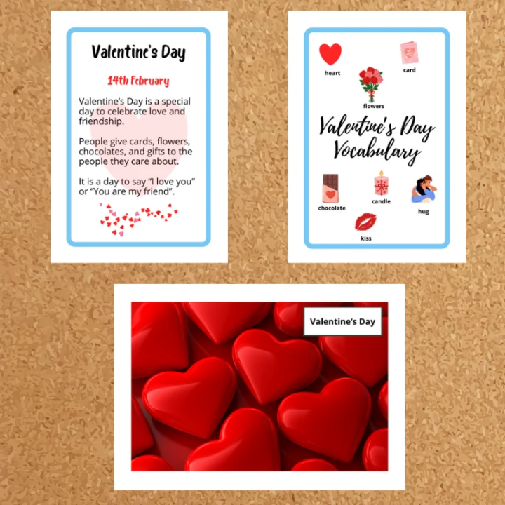 Gazetka ścienna Hello February - język angielski - EduBazarek