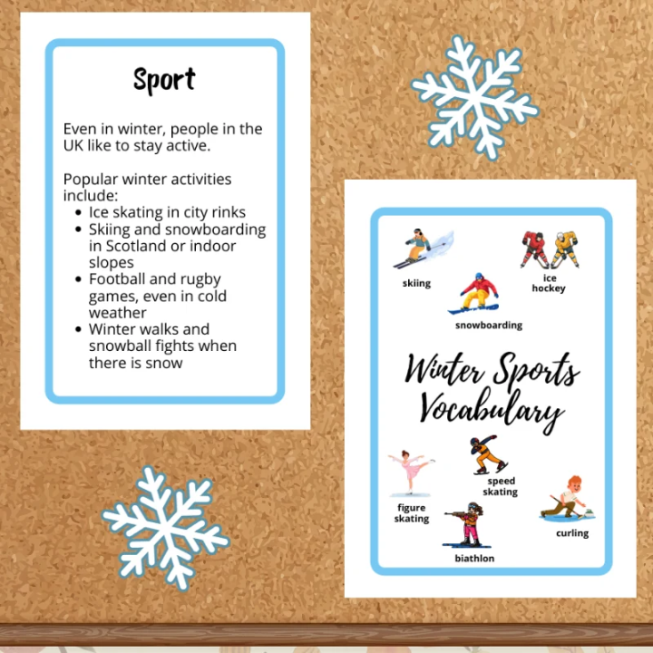 Gazetka ścienna Hello February - język angielski - EduBazarek