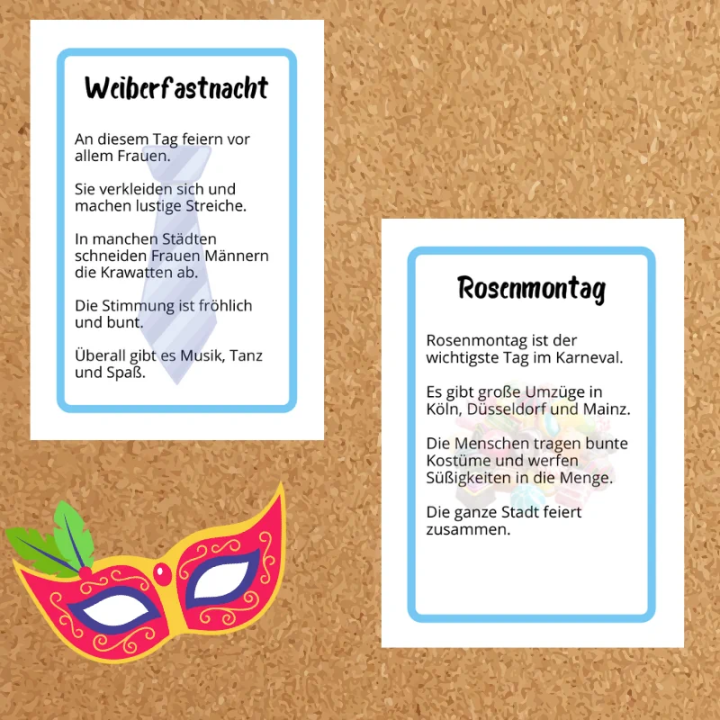 Gazetka ścienna Hallo Februar - język niemiecki - EduBazarek