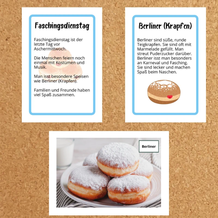 Gazetka ścienna Hallo Februar - język niemiecki - EduBazarek