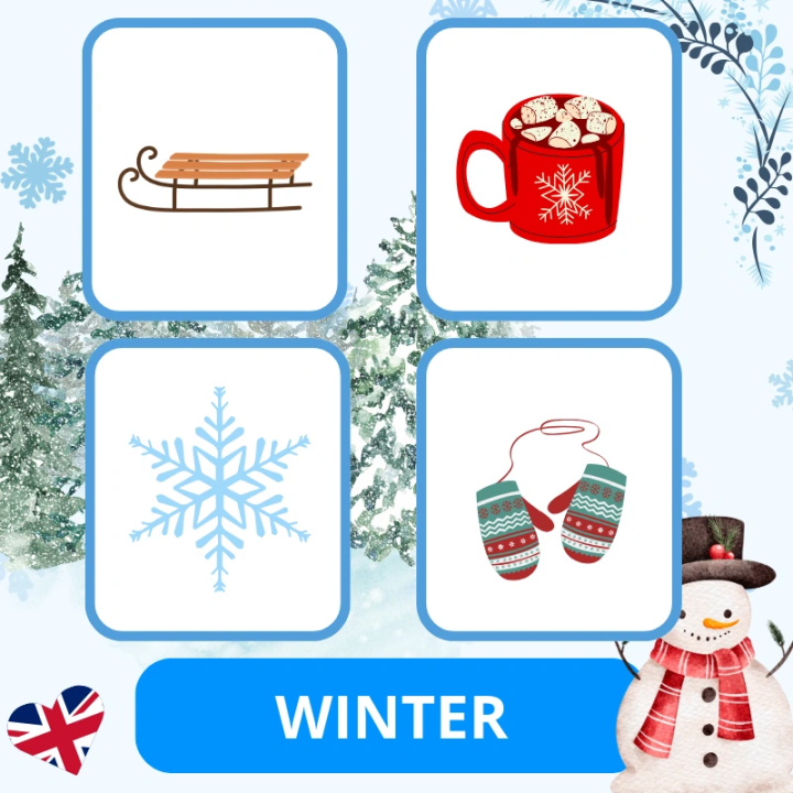 Zestaw Winter - język angielski - EduBazarek