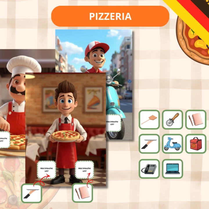 Zestaw Tag der Pizza - język niemiecki - EduBazarek