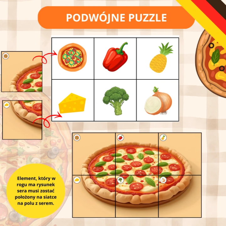 Zestaw Tag der Pizza - język niemiecki - EduBazarek